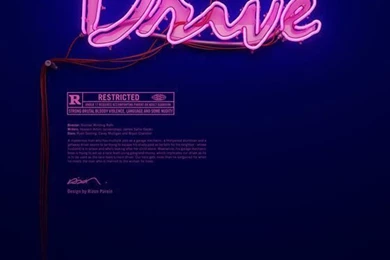 Parein's Neon Sign Posters For 'Drive