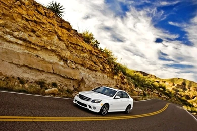 Striking Benz Car Desktop Wallpapers