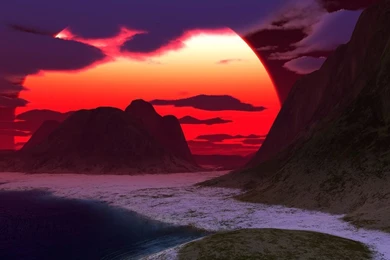 Beautiful Mountain Sunset Wallpapers