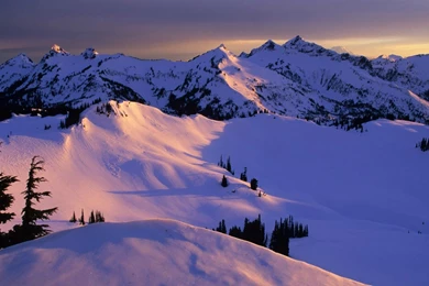 Sunset In The Mountains Wallpapers   Nature Wallpapers