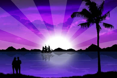 Beautiful Mountain Sunset Wallpapers