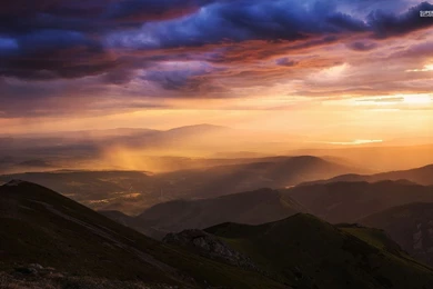 Amazing Mountain Sunset Wallpapers   Nature Wallpapers