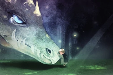 Download Wallpapers 1024x768 Anime, Fantasy, Dragon, Baby, Friends ...