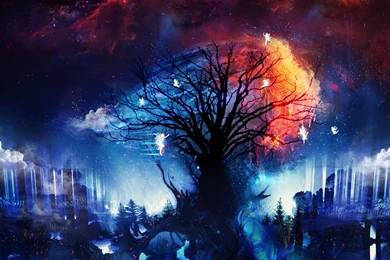 Tree Of Cosmic Wisdom Wallpapers And Images   Wallpapers, Pictures ...