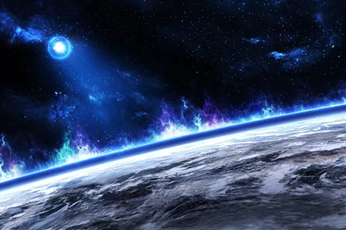 Outer Space Multicolor Stars Planets Cosmic Dust Wallpapers ...