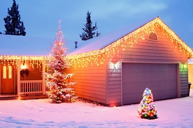1280x1024 Christmas House Decorations Desktop PC And Mac Wallpapers