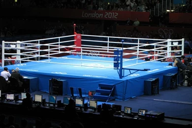 London 2012 ExCel Boxing Ring