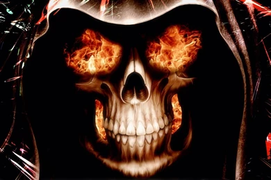 Flames Skulls Fire Deviantart Digital Art Wallpapers