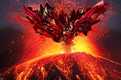 Volcano. Creative Art Wallpapers :: HD Wallpapers