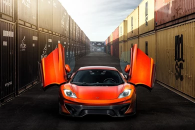 Volcano Orange McLaren 12C MP4 VX By Vorsteiner Wallpapers