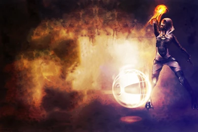 Download Wallpapers 3840x2400 Mass Effect, Tali Zorah, Energy ...