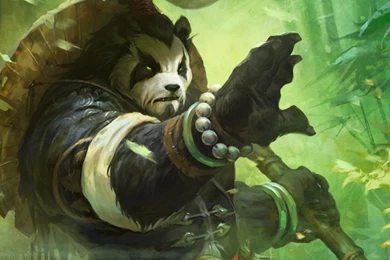 1680x1050 Pandaren Monk Art Work Desktop PC And Mac Wallpapers