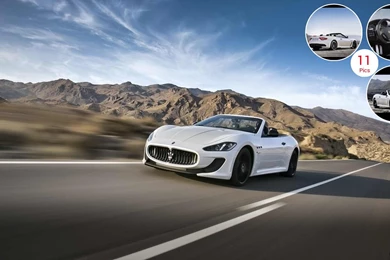 2013 Maserati GranCabrio MC   Front