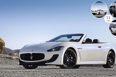 2013 Maserati GranCabrio MC   Front