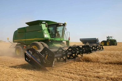 Gallery For   John Deere Combine Wallpapers