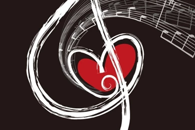 Download Wallpapers 1080x1920 Treble Clef, Drawing, Chalk Sony ...