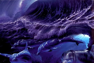 Gallery For   Fantasy Dolphin Wallpapers