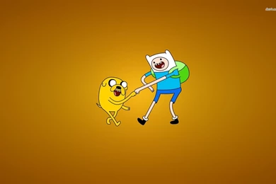 Adventure Time   Jake And Finn Fist Bumping Wallpapers   Cartoon ...
