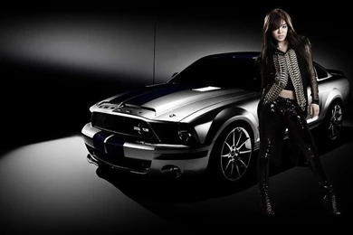 Asian Girl Ford Mustang Wallpapers Free Desktop Backgrounds And ...