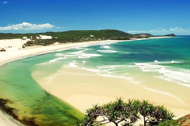 Download Wallpapers Fraser Island, Queensland, Australia (1366 X ...