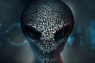 Download Wallpapers 2560x1024 Alien, Xcom 2, Lettering, Skull, Art ...