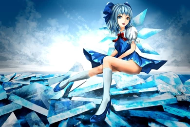 Cirno, Wallpapers