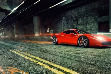 1280x800 Red Ferrari 458 Italia Desktop PC And Mac Wallpapers