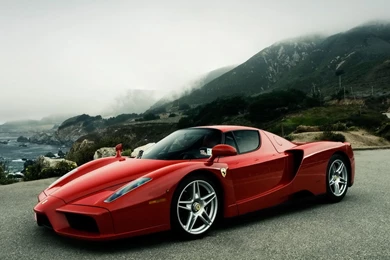 Ferrari Wallpapers Enzo Fog Ferrari Red Car Auto Sports The   1532759
