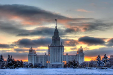 Government Building In Old Soviet Union Hdr >> HD Wallpaper, Get ...
