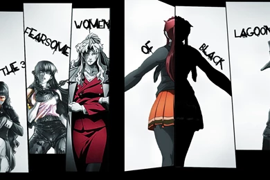 Black Lagoon, Revy, Balalaika, Anime :: Wallpapers