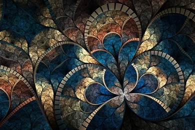 Fractal Clover Design Wallpapers Abstract Wallpapers