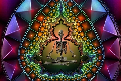 Background, Bare Bones Meditation (w/fractal)