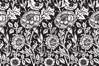 FreeVector Black Flower Background.jpg