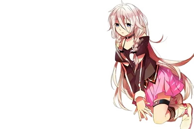 Vocaloid Simple Backgrounds Anime Girls White Backgrounds Ia Fresh ...