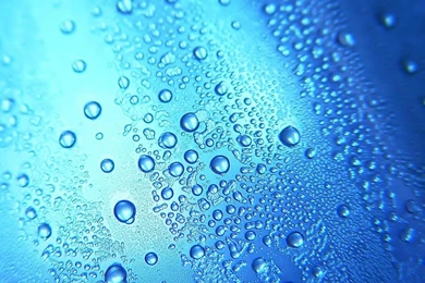Blue Water Drops Wallpapers