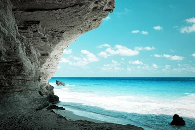 Ocean Blue Cave Front Wallpapers, Ocean Blue Cave Front Myspace ...