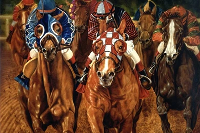 Horse Racing Art 1600x1200 Wallpapers, 1600x1200 Wallpapers ...