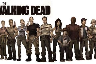 The Walking Dead Cartoon Wallpapers