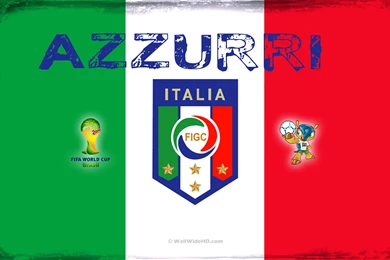 Azzurri 2014 Italia Football Crest Logo World Cup Wallpaper.jpg