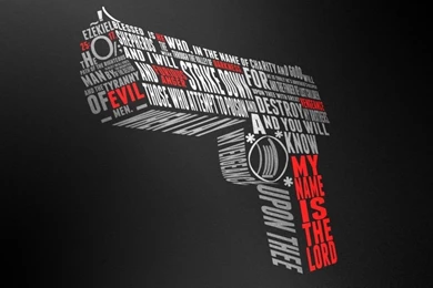 Pulp Fiction Ezekiel 25:17 Gun Wallpapers