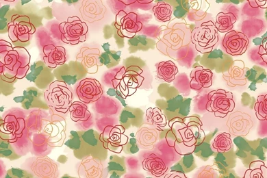 1366x768 Rose Buds Art Wallpapers