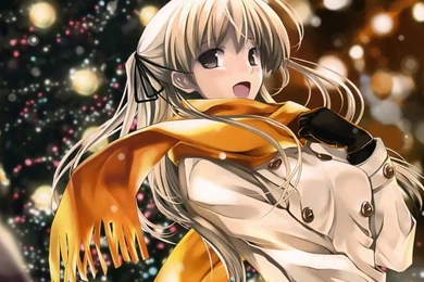 Anime in cool winter day hd wallpapers