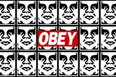 Obey Graffiti Stencils Anarchy Humor Texts Dark Sadic Wallpapers ...