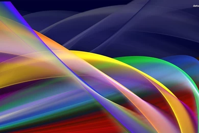 Colorful Translucent Silk Curves Wallpapers