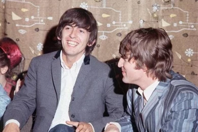 George, John, And Some Kickass Wallpaper.