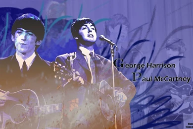 George Harrison And Paul McCartney Wallpapers By Beeeatle On DeviantArt