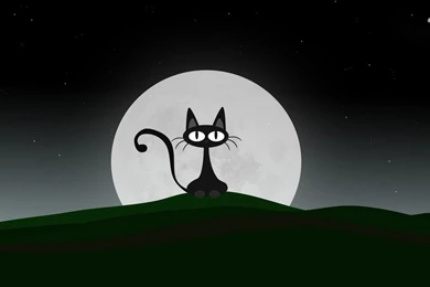 Black Cat Wallpapers   Vector Wallpapers