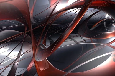 The Red And Black Pattern Illustrations 3D Cool