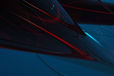 Pattern 3D Cool Blue Red