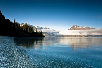 Snow Mountain Lake Wallpapers 1280x720 Widescreen Hd Wallpaper